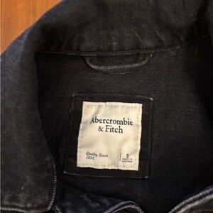 Abercrombie black Jean jacket